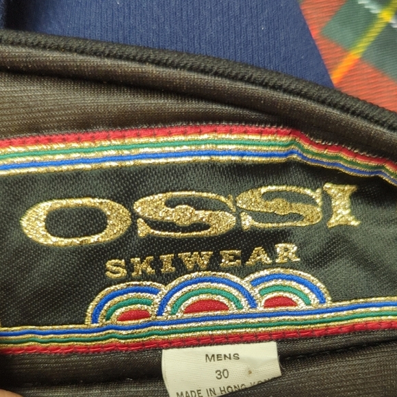 Men's Vintage Ossi Skiwear Wool Nylon Pant Black Size 30 performance wear winter - Picture 12 of 14